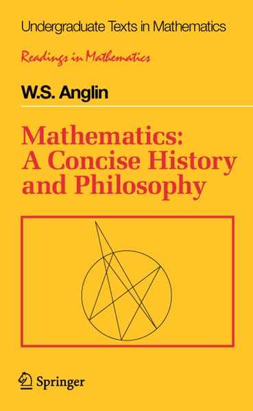 Produktbild: Mathematics: A Concise History and Philosophy
