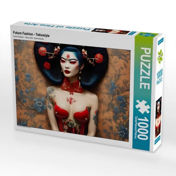 Produktbild: CALVENDO Puzzle Tokiostyle | 1000 Teile Lege-Gr&ouml;&szlig;e 64x48cm Foto-Puzzle f&uuml;r gl&uuml;ckliche Stunden