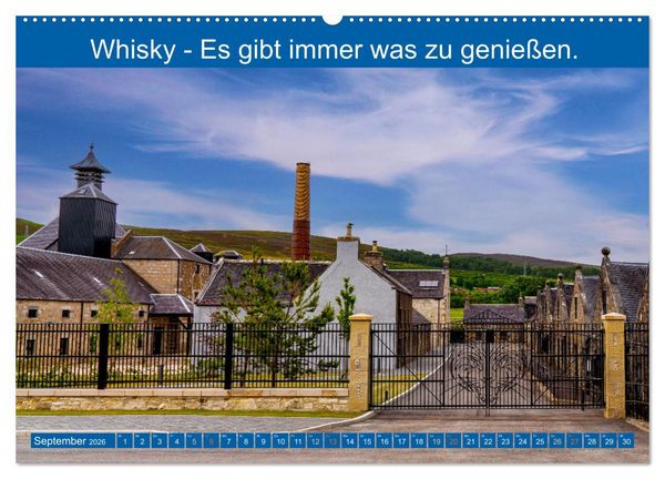 Produktbild: Witzige Whisky-Werbeslogans (hochwertiger Premium Wandkalender 2026 DIN A2 quer), Kunstdruck in Hochglanz