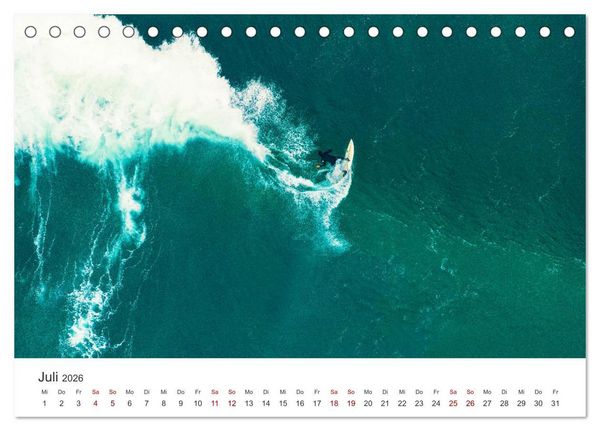 Produktbild: Spanien Luftaufnahmen (Tischkalender 2026 DIN A5 quer), CALVENDO Monatskalender