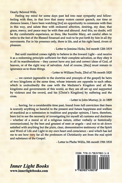 Produktbild: Dear Friend: Letters and Essays of Elias Hicks