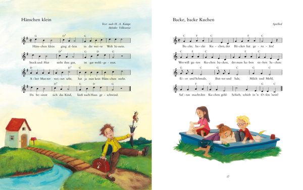 Produktbild: Die sch&ouml;nsten Lieder f&uuml;r Gro&szlig; und Klein