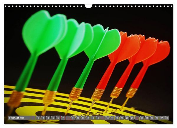 Produktbild: Darts. Konzentration - Sport - Spannung (Wandkalender 2026 DIN A3 quer), CALVENDO Monatskalender