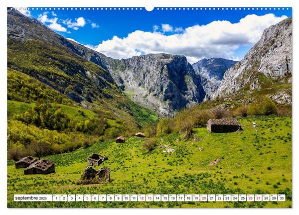 Produktbild: Sublimes paysages d'Espagne (Calendrier mural 2026 DIN A2 vertical), CALVENDO calendrier mensuel