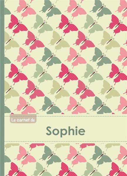Produktbild: Carnet sophie lignes,96p,a5