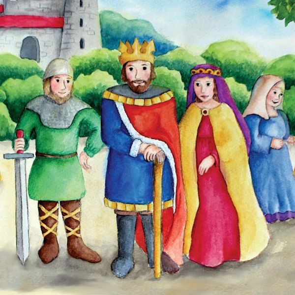 Elisabeth von Thüringen und das Rosenwunder. Mini-Bilderbuch.