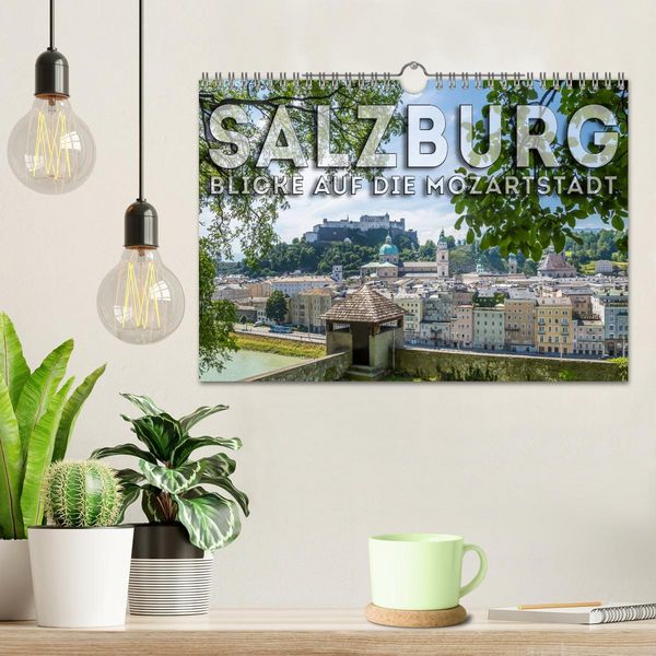 Produktbild: SALZBURG Blicke auf die Mozartstadt (Wandkalender 2026 DIN A4 quer), CALVENDO Monatskalender