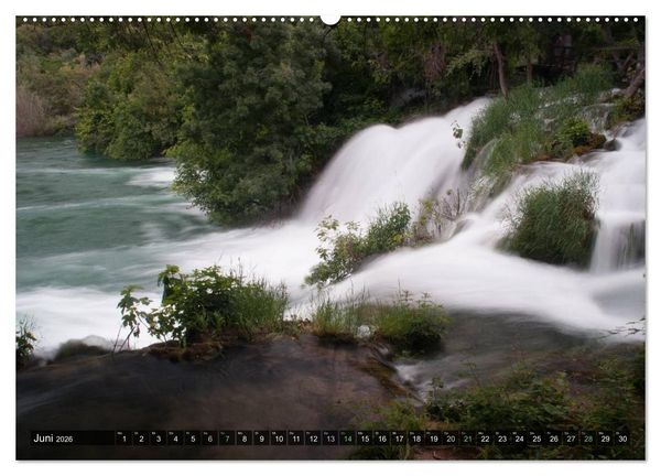 Produktbild: Wasserf&auml;lle der Welt 2026 (Wandkalender 2026 DIN A2 quer), CALVENDO Monatskalender