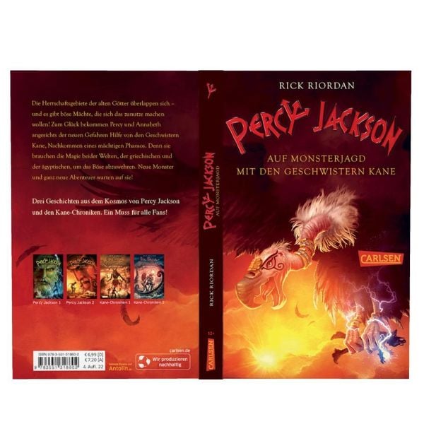 Produktbild: Percy Jackson: Auf Monsterjagd mit den Geschwistern Kane