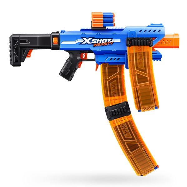 Produktbild: ZURU XSHOT - Insanity Clip Blaster motorisiert mit Darts
