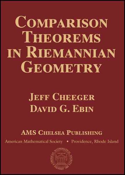 Produktbild: Comparison Theorems in Riemannian Geometry