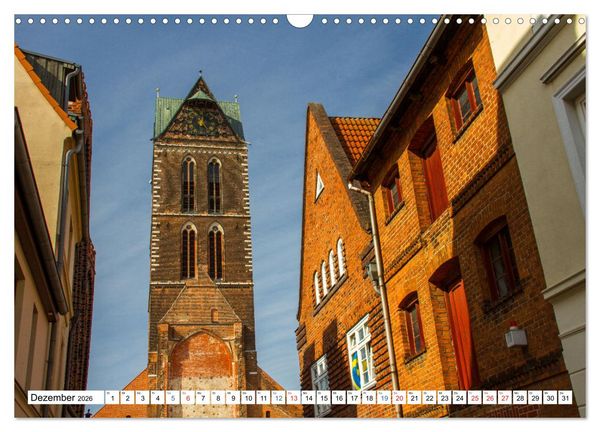 Produktbild: Stadt Wismar 2026 (Wandkalender 2026 DIN A3 quer), CALVENDO Monatskalender