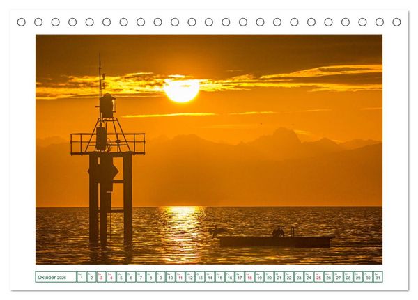 Produktbild: Konstanz - die gr&ouml;&szlig;te Stadt am Bodensee (Tischkalender 2026 DIN A5 quer), CALVENDO Monatskalender