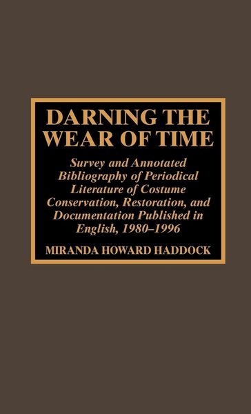 Produktbild: Haddock, M: Darning the Wear of Time