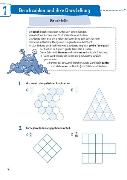 Produktbild: Mathe in 15 Min - Br&uuml;che 5./6. Klasse