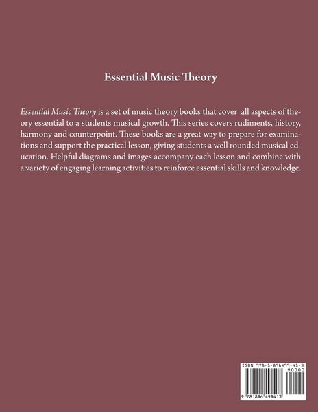 Produktbild: Essential Music Theory Answers 1-4