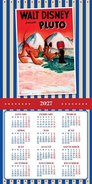 Produktbild: Disney Vintage Posters &ndash; Disney Filmplakate &ndash; Offizieller Kalender 2027 &ndash; Wandkalender