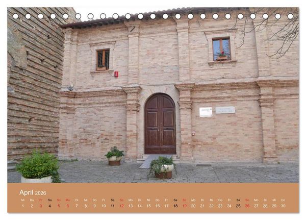 Produktbild: Urbino - Ein Spaziergang durch die Renaissance-Stadt in den Marken (Tischkalender 2026 DIN A5 quer), CALVENDO Monatskalender