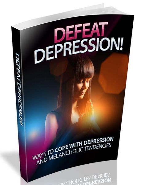 Produktbild: Depressionen besiegen! M&ouml;glichkeiten mit Depressionen und melancholischen Tendenzen umzugehen. Ebook in Deutsch.