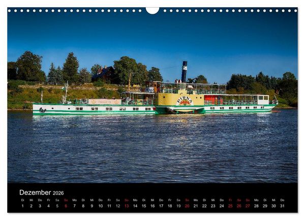 Produktbild: Schaufelraddampfer (Wandkalender 2026 DIN A3 quer), CALVENDO Monatskalender
