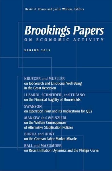 Produktbild: Brookings Papers On Economic a
