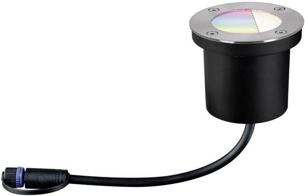 Produktbild: Paulmann Boden Einbauleuchte 94274 Beleuchtungssystem Plug & Shine ZigBee LED 3.6 W Warmwei&szlig; Silber