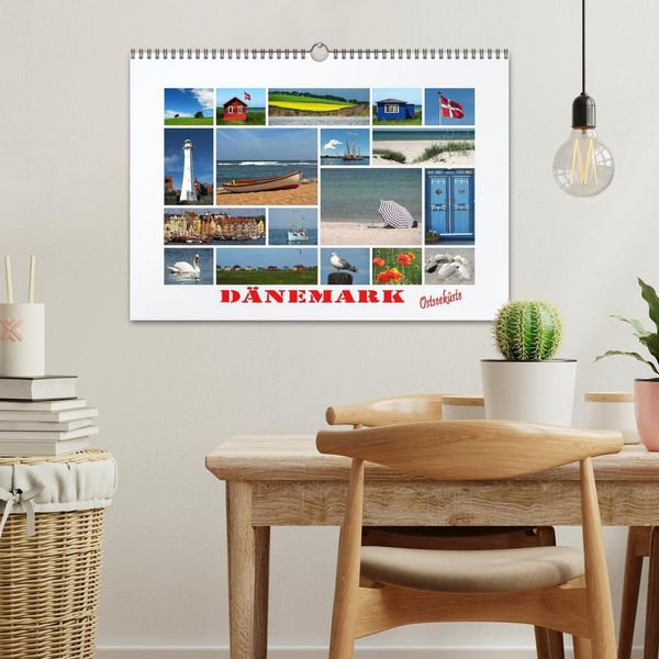 Produktbild: D&auml;nemark - Ostseek&uuml;ste (Wandkalender 2026 DIN A3 quer), CALVENDO Monatskalender