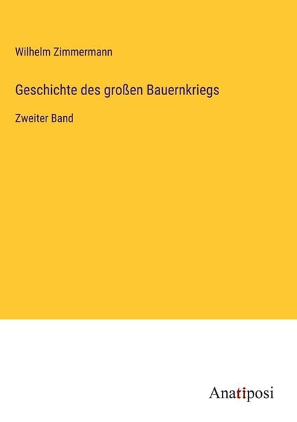 Produktbild: Geschichte des gro&szlig;en Bauernkriegs
