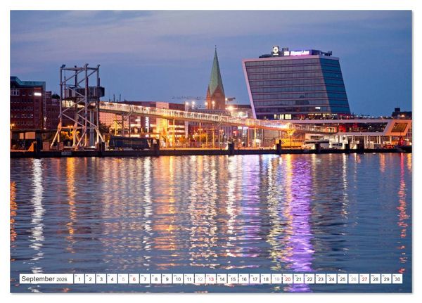 Produktbild: Schleswig Holstein - Landeshauptstadt Kiel (Tischkalender 2026 DIN A5 quer), CALVENDO Monatskalender