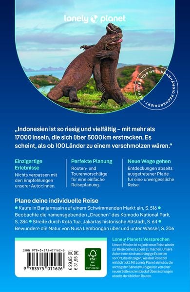 Produktbild: LONELY PLANET Reiseführer Indonesien