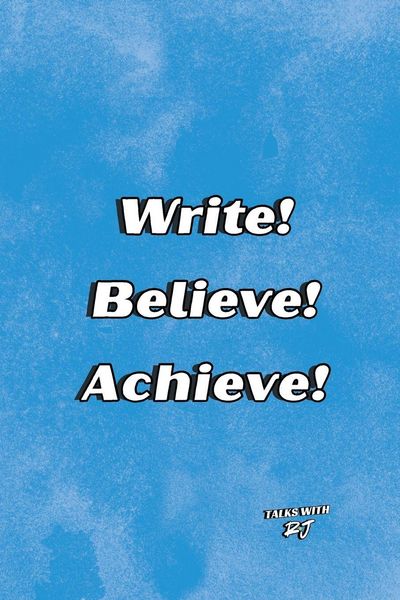 Produktbild: Write! Believe! Achieve!