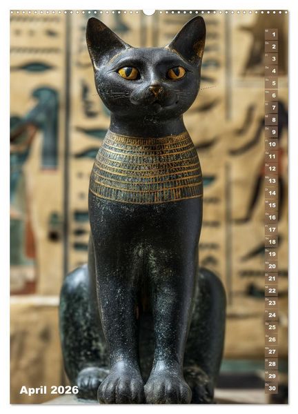 Produktbild: &Auml;gyptische Algorithmen - K&uuml;nstliche Intelligenz trifft auf das alte &Auml;gypten (Wandkalender 2026 DIN A2 hoch), CALVENDO Monatskalender