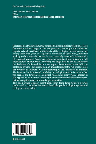 Produktbild: The Impact of Environmental Variability on Ecological Systems