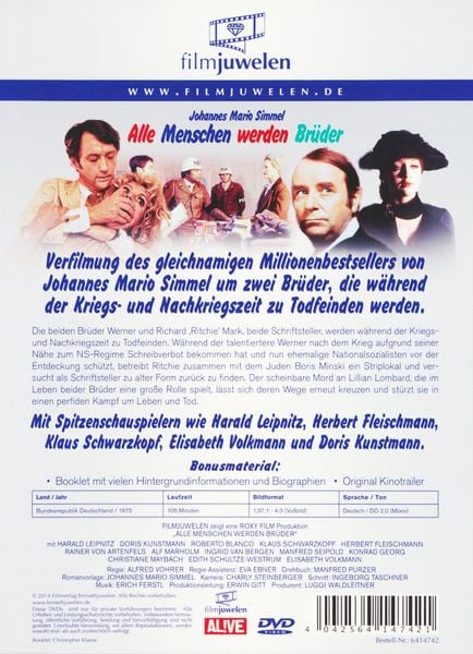 Produktbild: Alle Menschen werden Br&uuml;der - Filmjuwelen