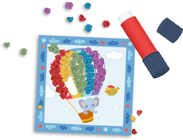 Produktbild: Mein 1. Bastelset: Kn&uuml;ddelbilder Regenbogen (Mini-K&uuml;nstler)