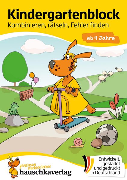 Produktbild: Kindergartenblock ab 4 Jahre - Kombinieren, r&auml;tseln, Fehler finden