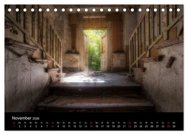 Produktbild: Verlassene Orte im Harz (Tischkalender 2026 DIN A5 quer), CALVENDO Monatskalender