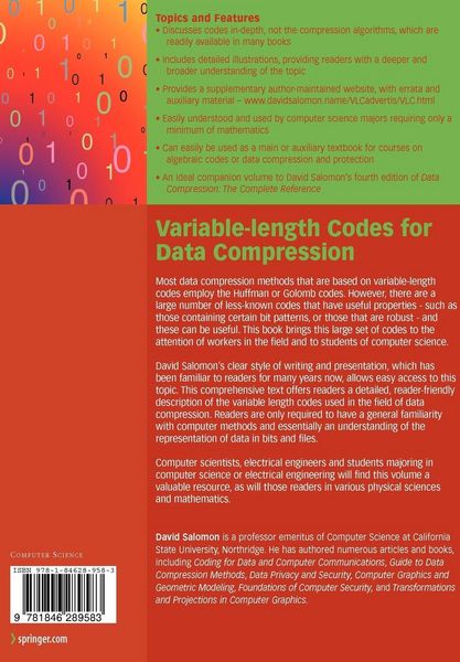 Produktbild: Variable-length Codes for Data Compression