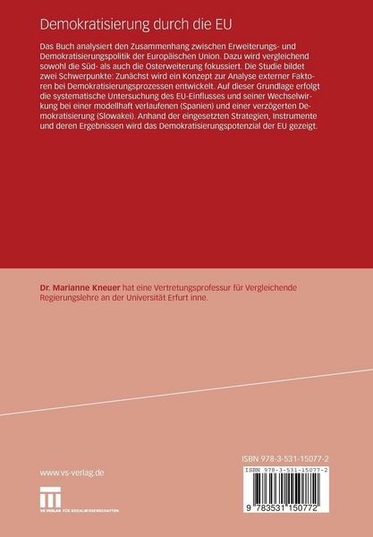Produktbild: Demokratisierung durch die EU