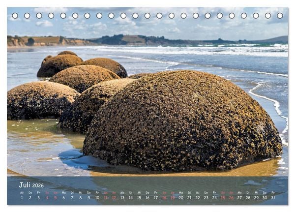 Produktbild: Magische Orte: Neuseeland (Tischkalender 2026 DIN A5 quer), CALVENDO Monatskalender