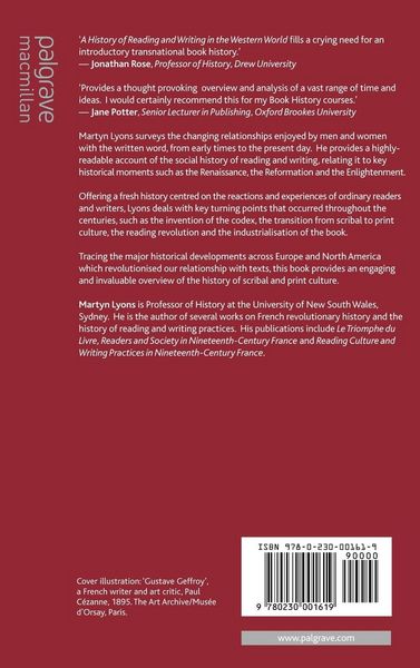 Produktbild: A History of Reading and Writing
