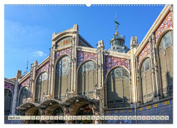 Produktbild: Valencia - sehenswert bei Tag und bei Nacht (Wandkalender 2026 DIN A2 quer), CALVENDO Monatskalender