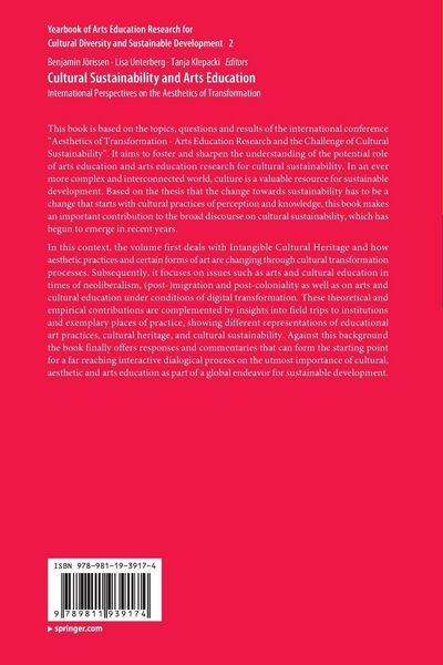 Produktbild: Cultural Sustainability and Arts Education