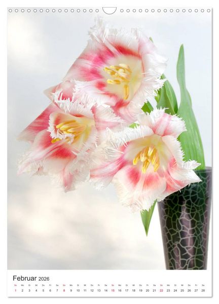 Produktbild: Verliebt in Blumen (Wandkalender 2026 DIN A3 hoch), CALVENDO Monatskalender