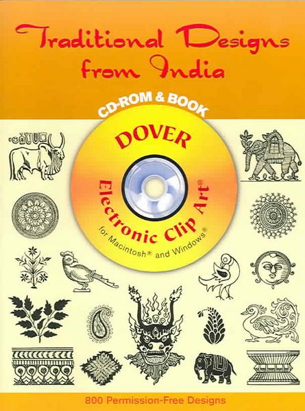 Produktbild: Dover: Traditional Designs from India CD-Rom and Book