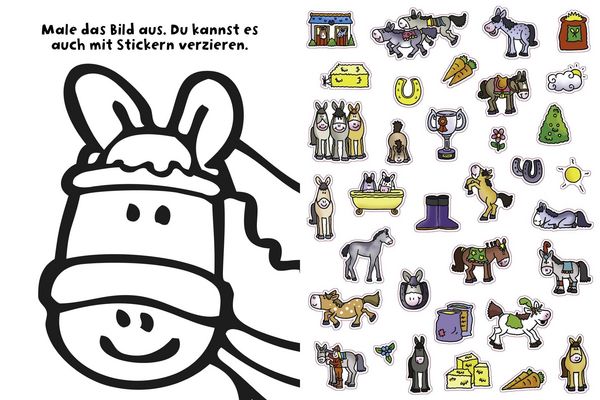 Produktbild: 555 Sticker Pferde
