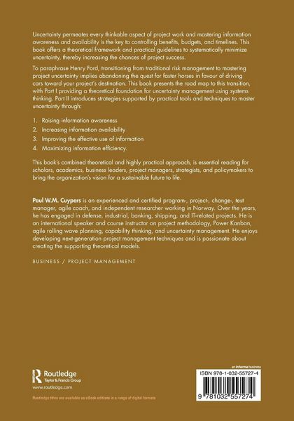 Produktbild: Mastering Project Uncertainty