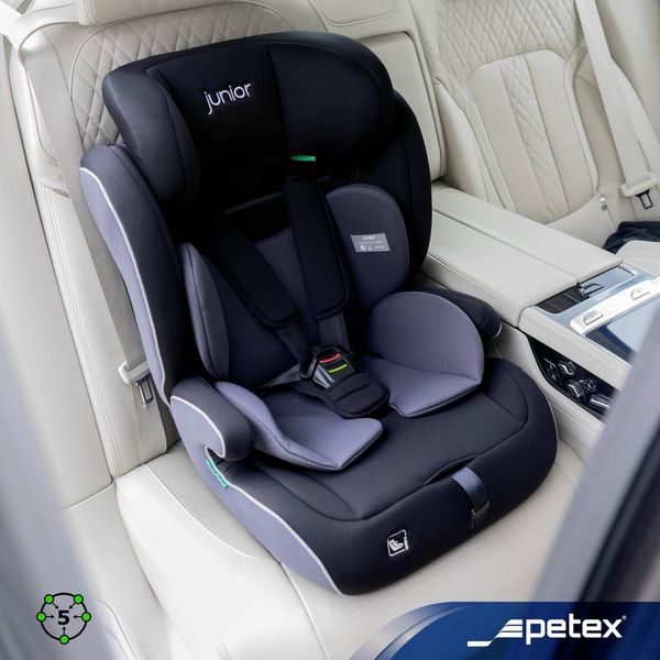 Produktbild: Petex Supreme Plus 1151 ISOFIX schwarz HDPE nach ECE R129 Kindersitz Schwarz