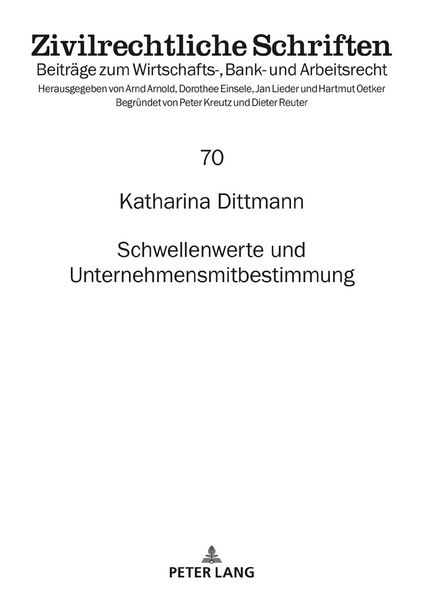 Produktbild: Schwellenwerte und Unternehmensmitbestimmung