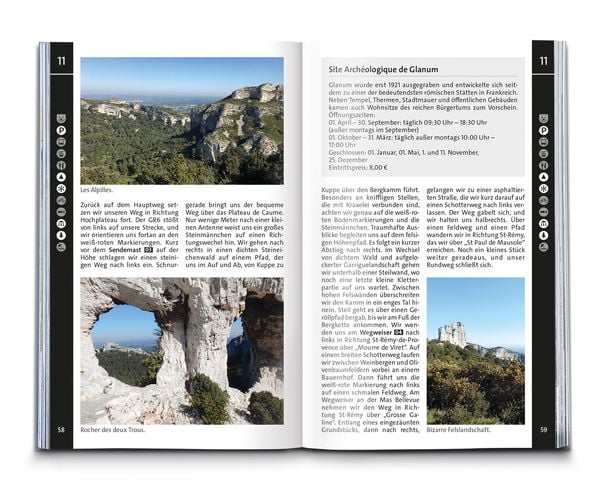 Produktbild: KOMPASS Wanderführer Provence, 55 Touren mit Extra-Tourenkarte